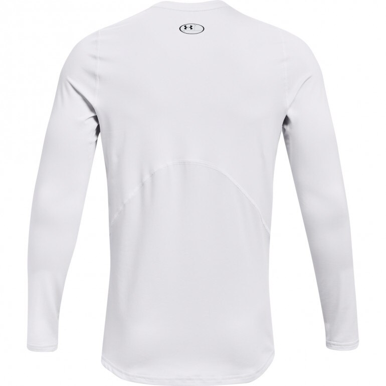 Męski longsleeve treningowy UNDER ARMOUR UA CG Armour Fitted Crew - biały