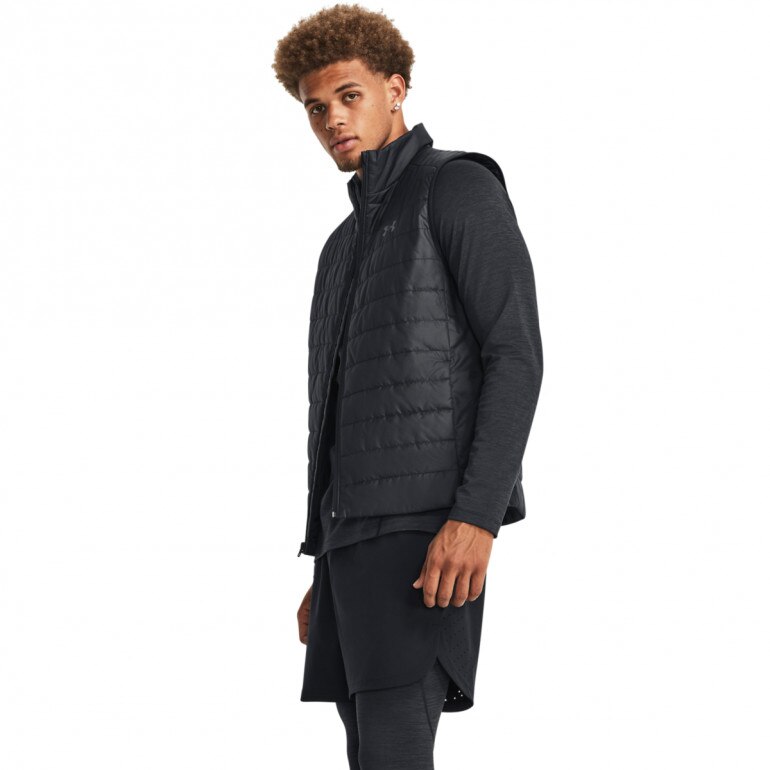 Męski longsleeve treningowy Under Armour UA CG Armour Twist Mock - czarny