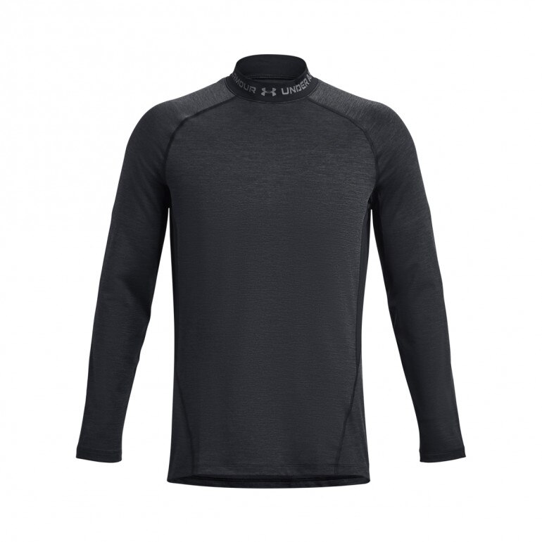 Męski longsleeve treningowy Under Armour UA CG Armour Twist Mock - czarny