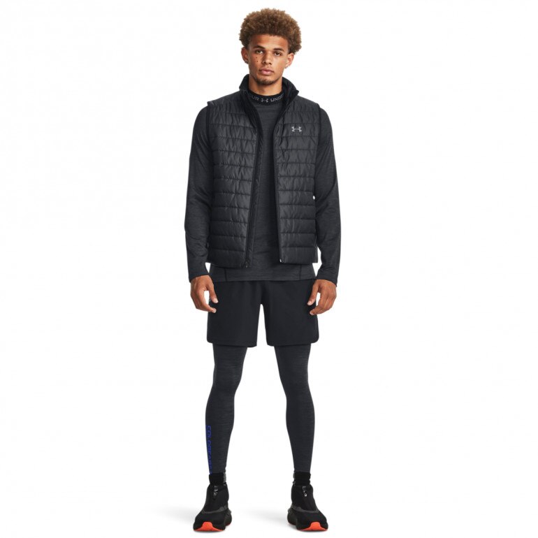Męski longsleeve treningowy Under Armour UA CG Armour Twist Mock - czarny