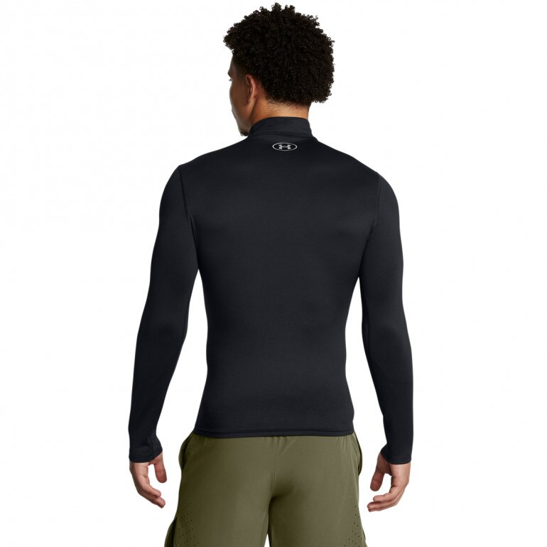 Męski longsleeve treningowy Under Armour UA Cg Elite Mock - czarny