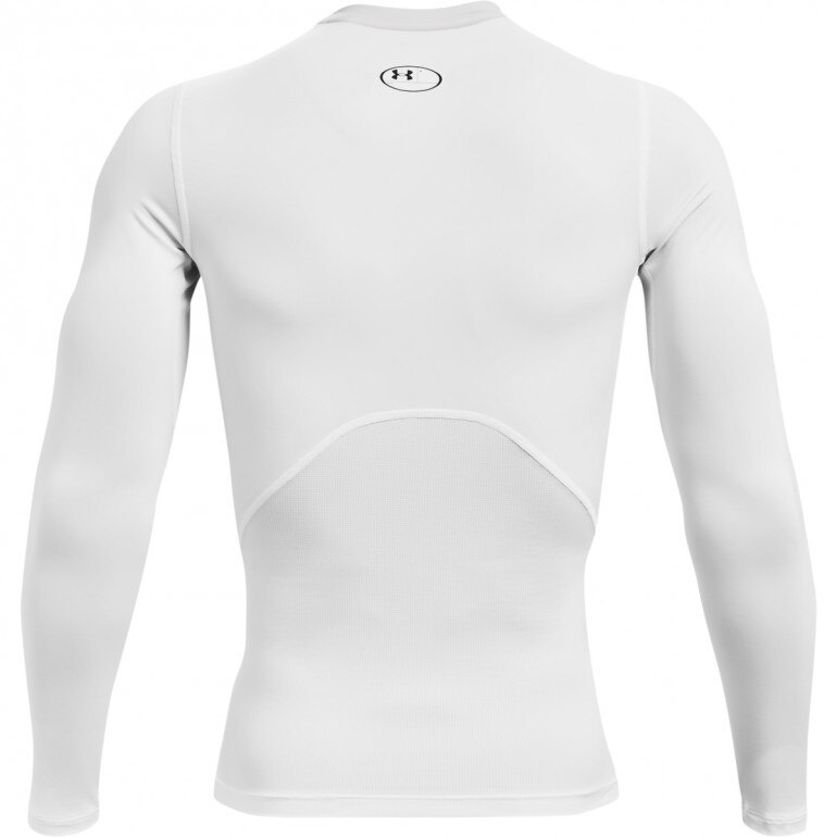 Męski longsleeve treningowy UNDER ARMOUR UA HG Armour Comp LS - biały