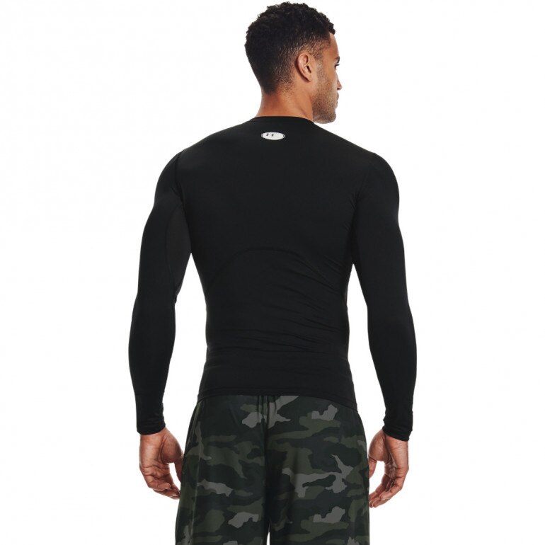 Męski longsleeve treningowy UNDER ARMOUR UA HG Armour Comp LS - czarny