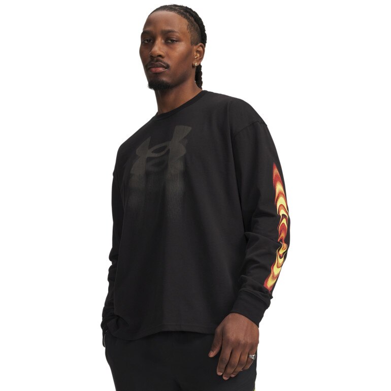 Męski longsleeve Under Armour UA M HWT ECHO LS - czarny