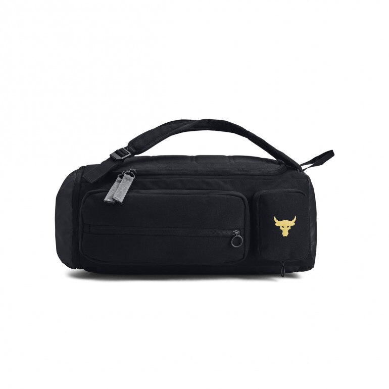 Męski plecak treningowy Under Armour Project Rock Duffle BP - czarny 