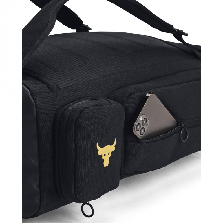 Męski plecak treningowy Under Armour Project Rock Duffle BP - czarny 