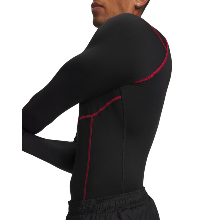 Męski półgolf kompresyjny Under Armour UA ColdGear Elite Comp Mock - czarny