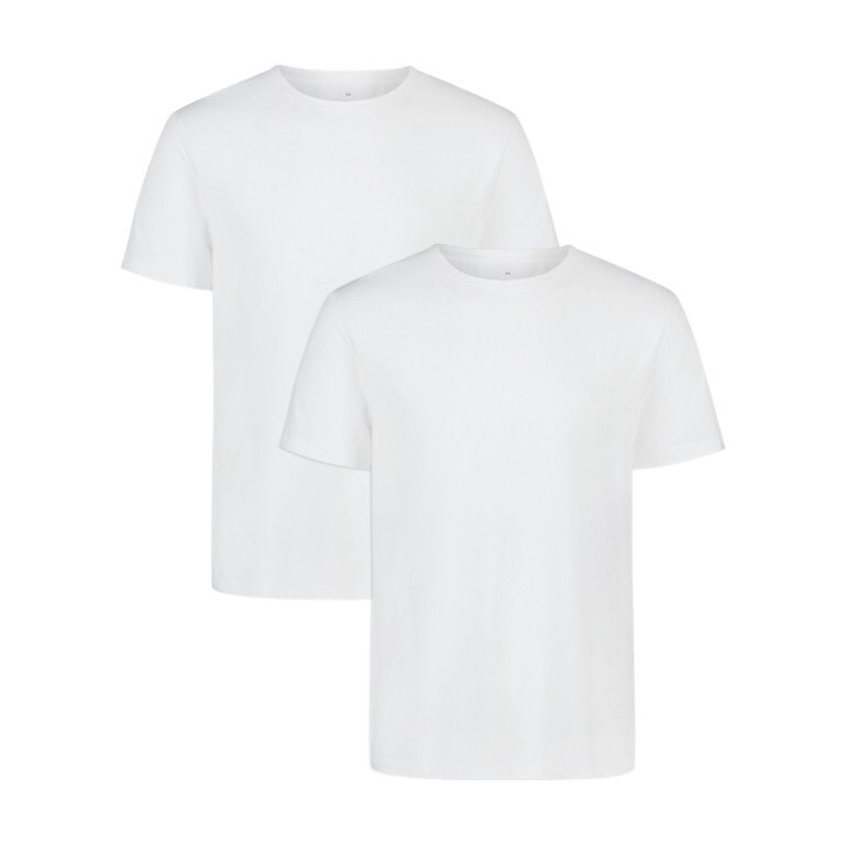 Męski t-shirt bez nadruku (2-pack) Under Armour Performance - biały
