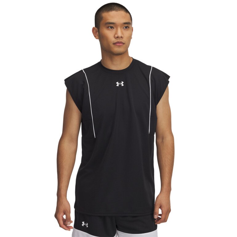 Męski top do koszykówki Under Armour UA Zone Pro Tank - czarny
