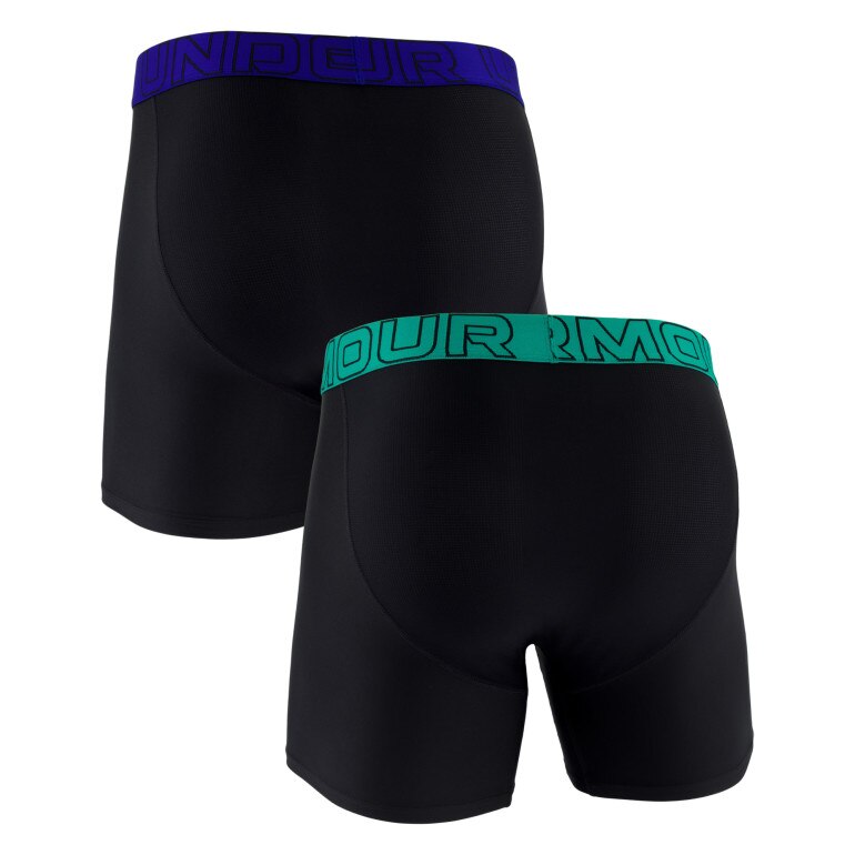 Męskie bokserki (2-pack) Under Armour UA Performance Ball Bag - czarne