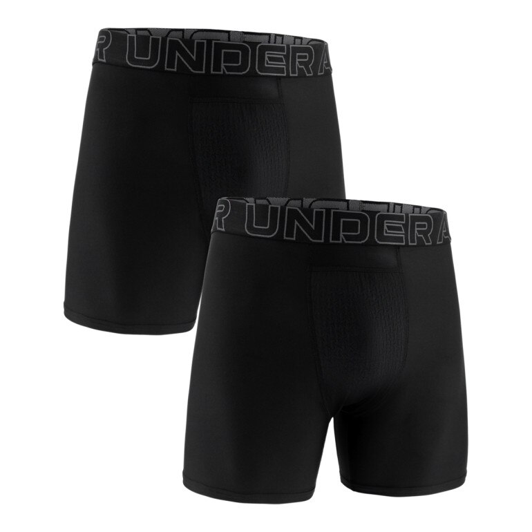 Męskie bokserki (2-pack) Under Armour UA Performance Ball Bag - czarne
