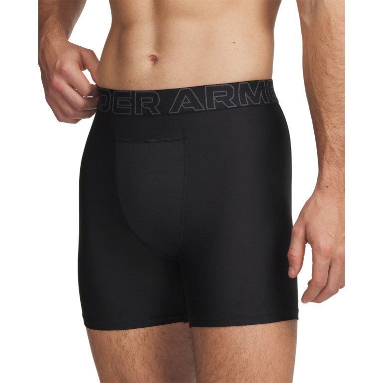 Męskie bokserki (2-pack) Under Armour UA Performance Ball Bag - czarne
