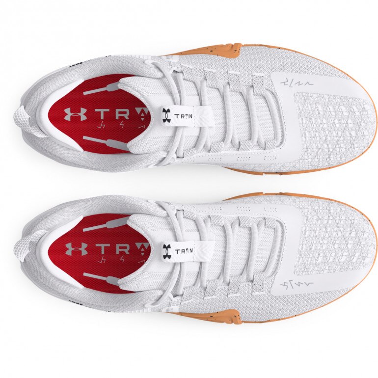 Męskie buty treningowe crossfit Under Armour UA TriBase Reign 6 - białe