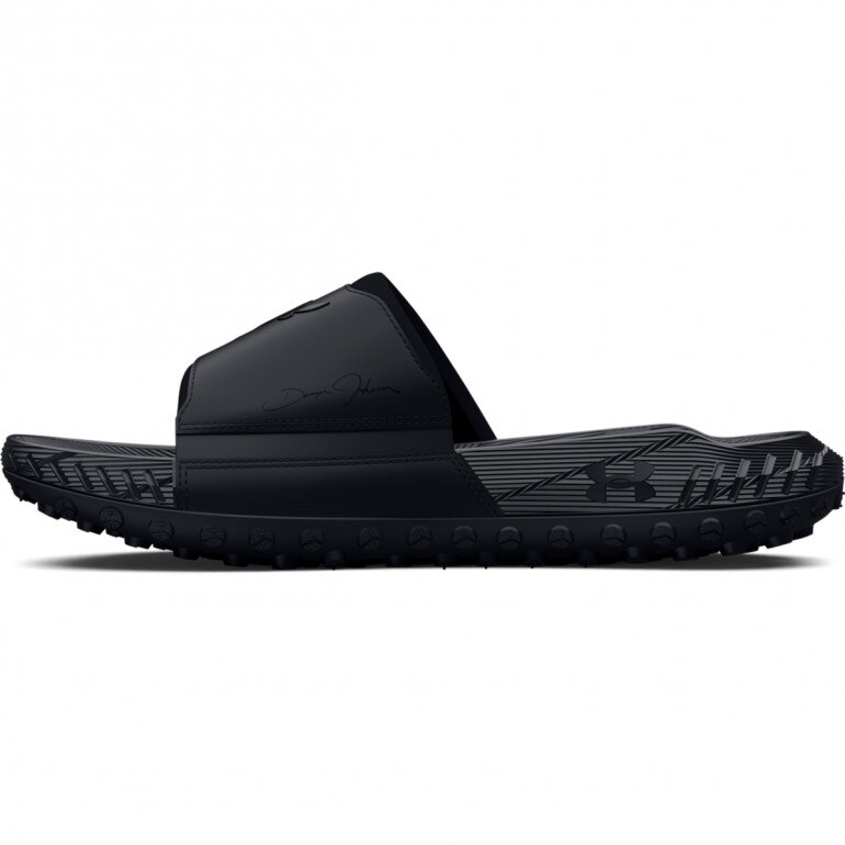 Męskie klapki Under Armour UA Project Rock 3 SL - czarne