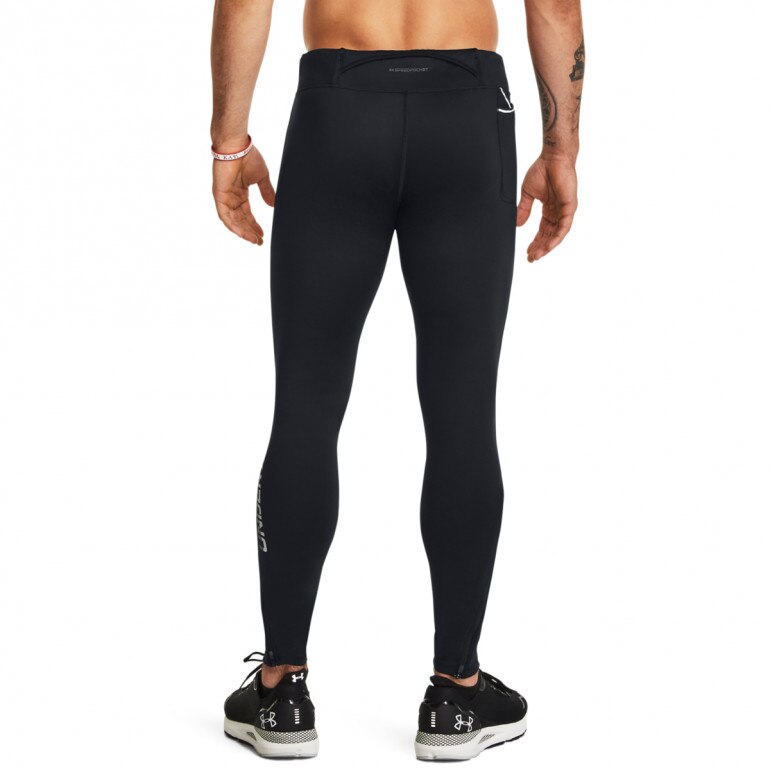 Męskie legginsy do biegania Under Armour Qualifier Elite Cold Tight - czarne