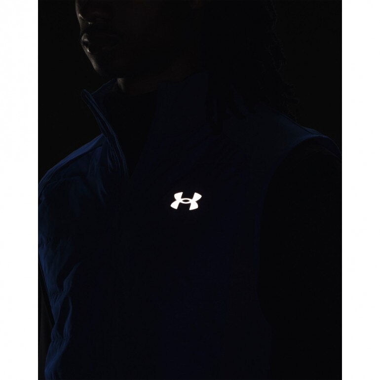 Męskie legginsy do biegania Under Armour Qualifier Elite Cold Tight - szare
