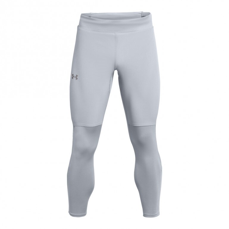Męskie legginsy do biegania Under Armour Qualifier Elite Cold Tight - szare