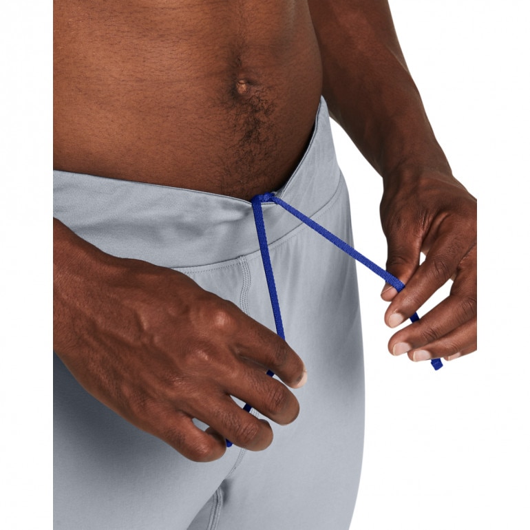 Męskie legginsy do biegania Under Armour Qualifier Elite Cold Tight - szare