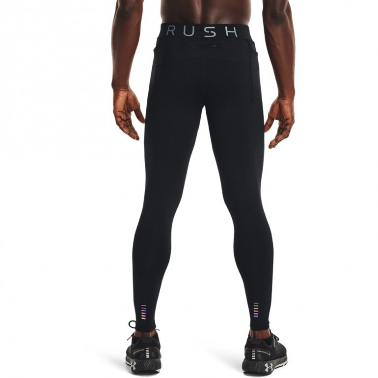 Męskie legginsy do biegania UNDER ARMOUR UA RUSH Stamina Tight - czarne