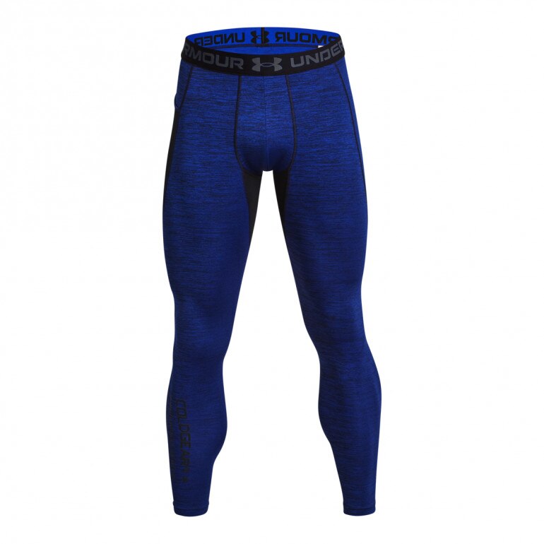 Męskie legginsy treningowe Under Armour UA CG Armour Twist Leggins - niebieski