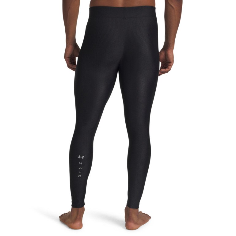 Męskie legginsy treningowe Under Armour UA Halo Bonded Auxetic Leggin - czarne
