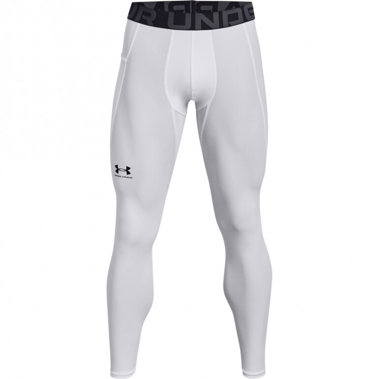 Męskie legginsy treningowe UNDER ARMOUR UA HG Armour Leggings - białe