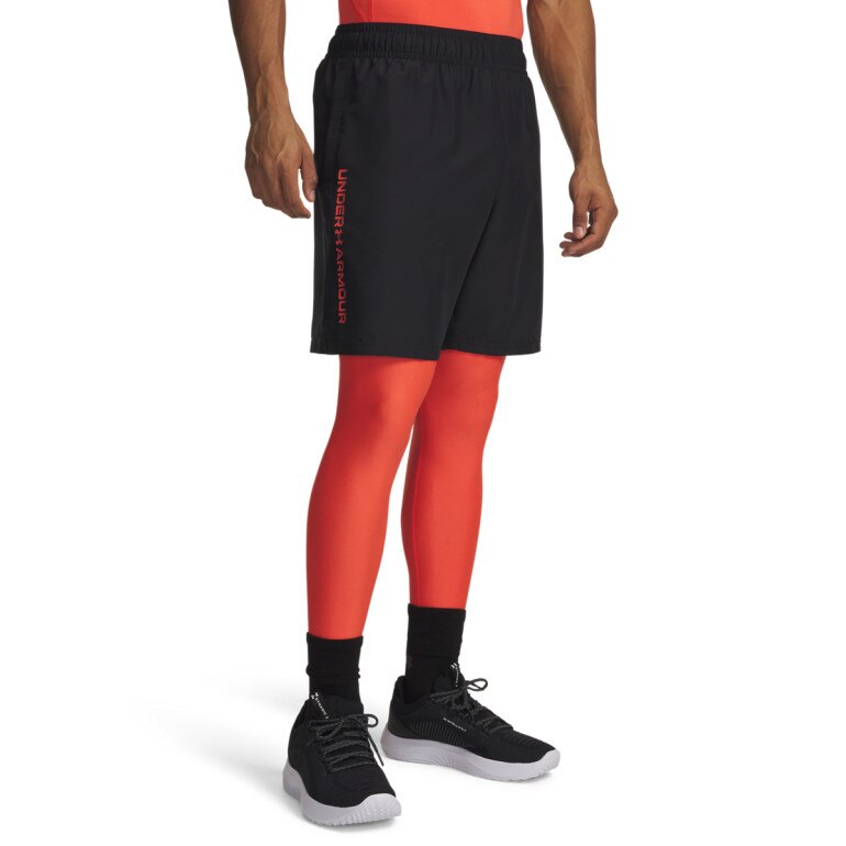 Męskie legginsy treningowe Under Armour UA HG Armour Leggings - czerwone