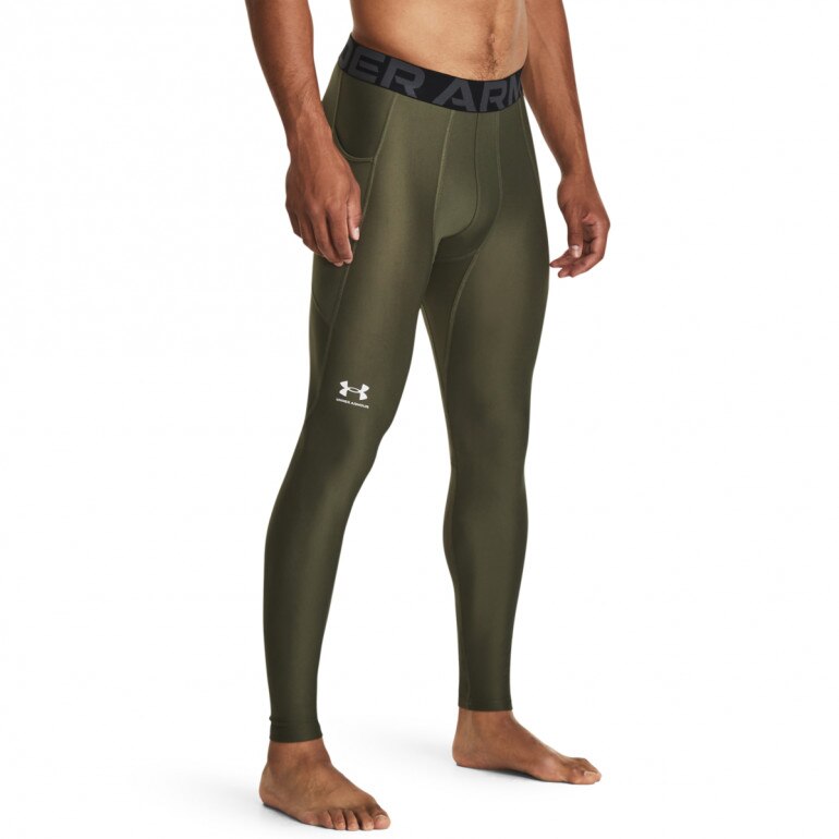 Męskie legginsy treningowe UNDER ARMOUR UA HG Armour Leggings - zielone