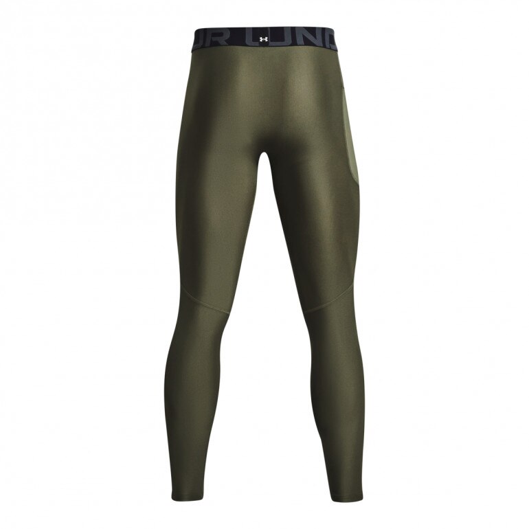 Męskie legginsy treningowe UNDER ARMOUR UA HG Armour Leggings - zielone