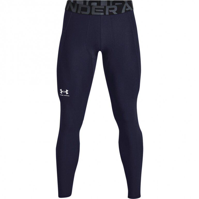 Męskie legginsy treningowe UNDER ARMOUR UA HG Armour Leggings - granatowe