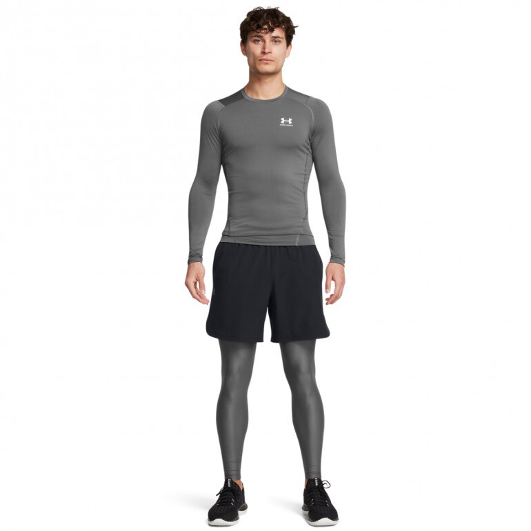 Męskie legginsy treningowe Under Armour UA HG IsoChill Leggings - szare