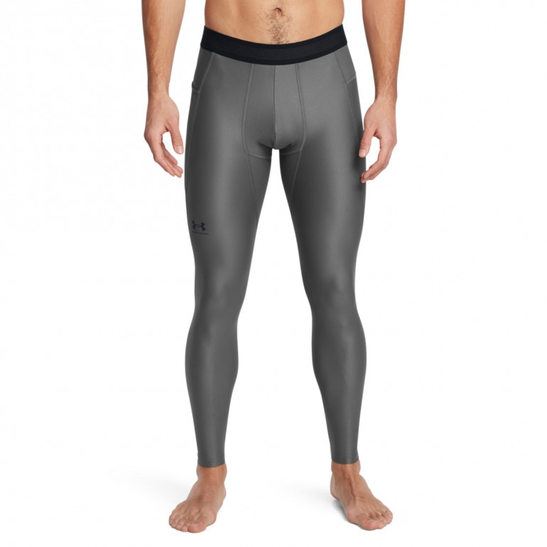 Męskie legginsy treningowe Under Armour UA HG IsoChill Leggings - szare