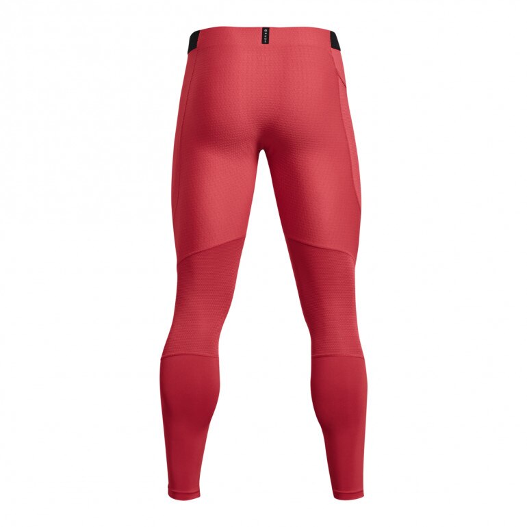 Męskie legginsy treningowe Under Armour UA SmartForm Rush Legging - czerwone