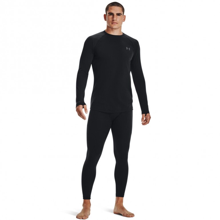 Męskie legginsy UNDER ARMOUR Packaged Base 2.0 Legging - czarne