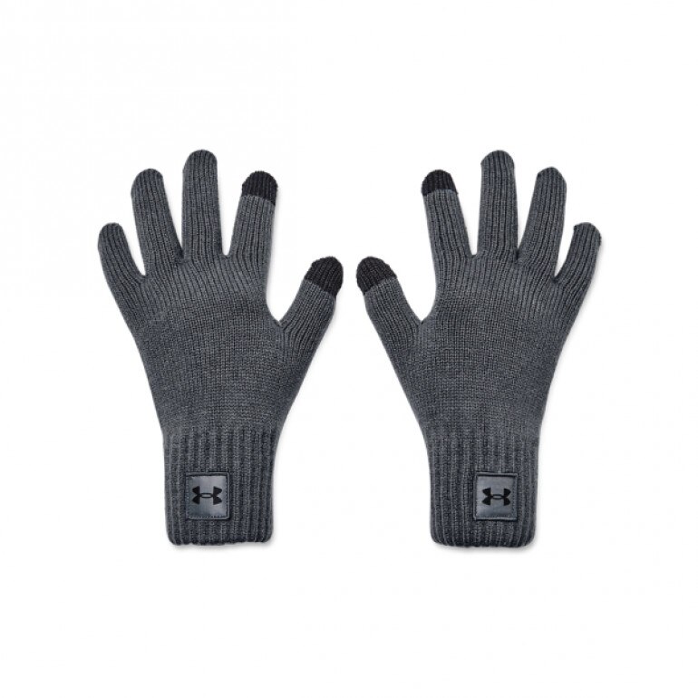 Męskie rękawiczki zimowe Under Armour UA Halftime Gloves - szare