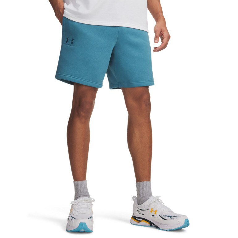 Męskie spodenki dresowe Under Armour UA Icon Fleece Short - niebieskie