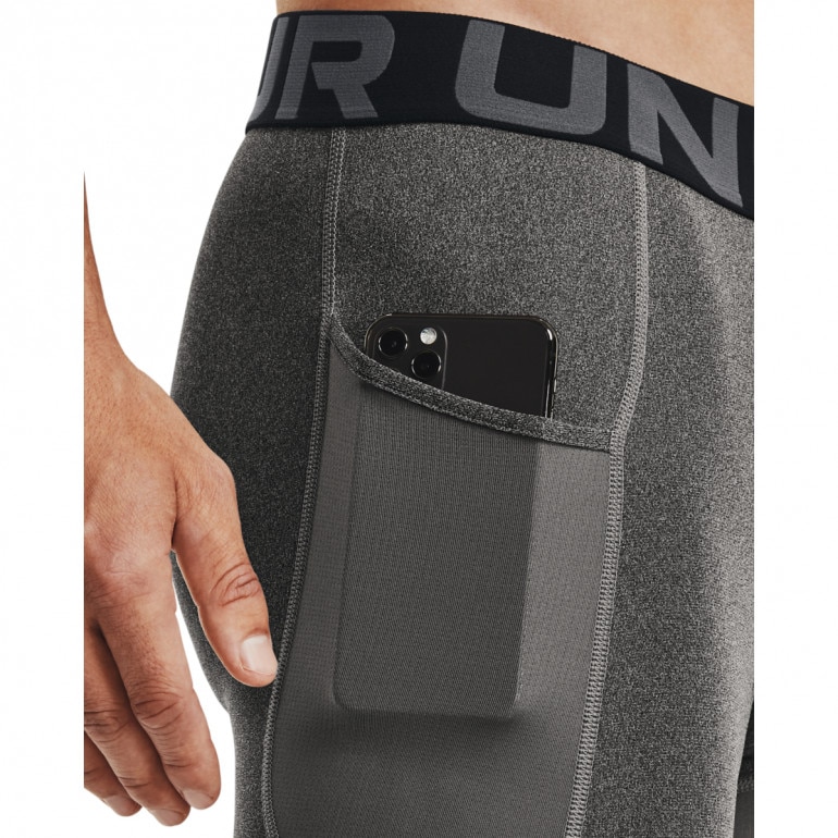 Męskie spodenki treningowe Under Armour HeatGear Pocket Long Shorts - szare