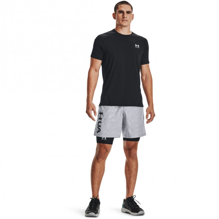 Męskie spodenki treningowe Under Armour HeatGear Pocket Long Shorts - czarne 