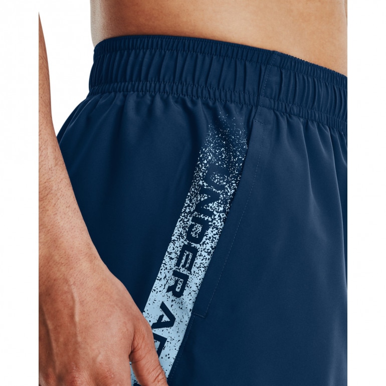 Męskie spodenki treningowe UNDER ARMOUR UA Woven Graphic Shorts - granatowe