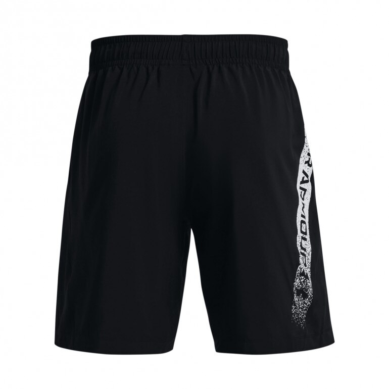 Męskie spodenki treningowe UNDER ARMOUR UA Woven Graphic Shorts - czarne