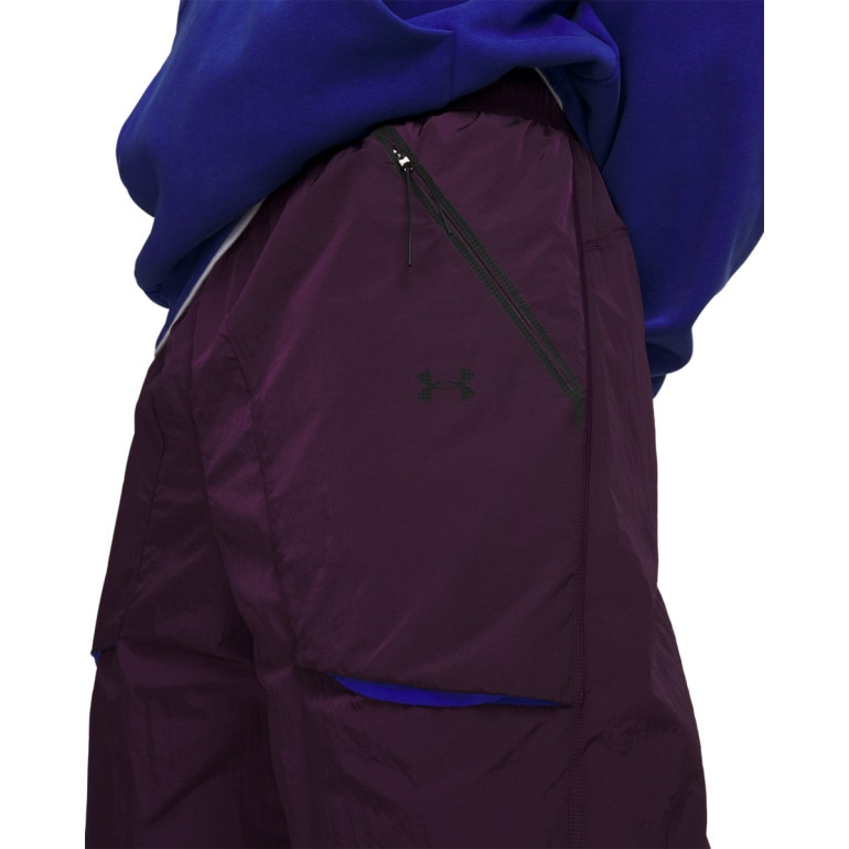 Męskie spodnie casual Under Armour UA Unstoppable Fleece Cold Weather - fioletowe