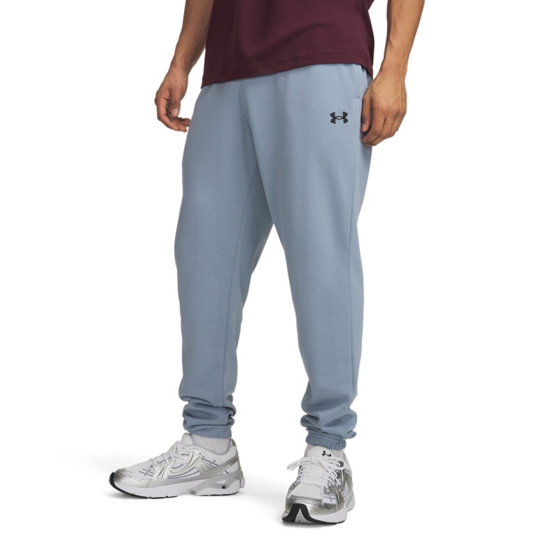 Męskie spodnie dresowe joggery Under Armour UA Rival Lightweight - niebieskie
