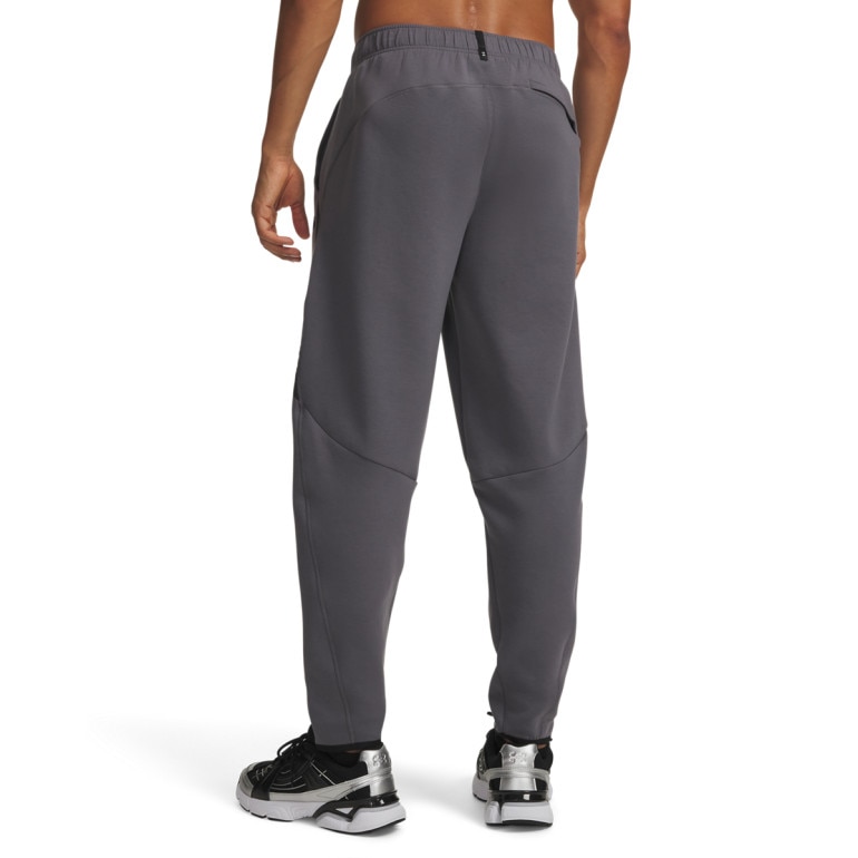 Męskie spodnie dresowe joggery Under Armour UA Unstoppable Flc Joggers - szare