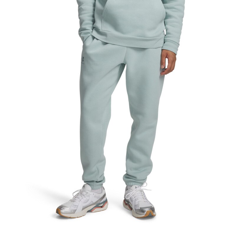 Męskie spodnie dresowe Under Armour UA Essential Fleece Jogger - zielone