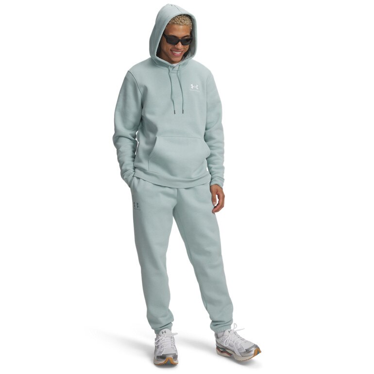 Męskie spodnie dresowe Under Armour UA Essential Fleece Jogger - zielone