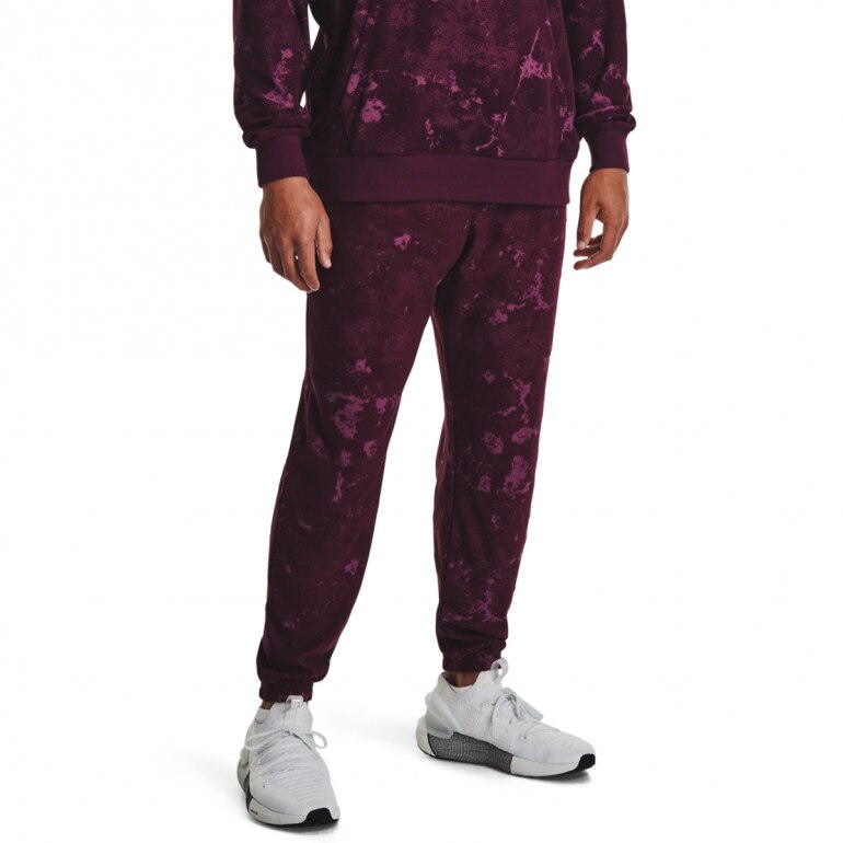 Męskie spodnie dresowe UNDER ARMOUR UA Journey Terry Joggers - fioletowe