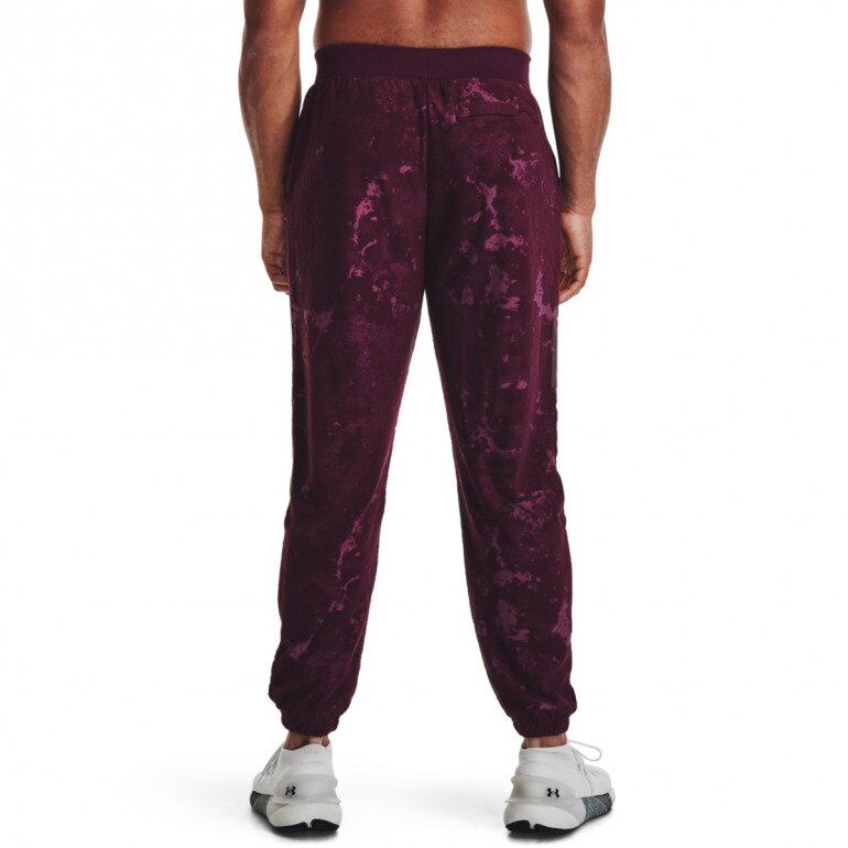 Męskie spodnie dresowe UNDER ARMOUR UA Journey Terry Joggers - fioletowe