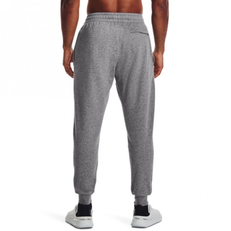 Męskie spodnie dresowe Under Armour UA Rival Fleece Joggers - szare