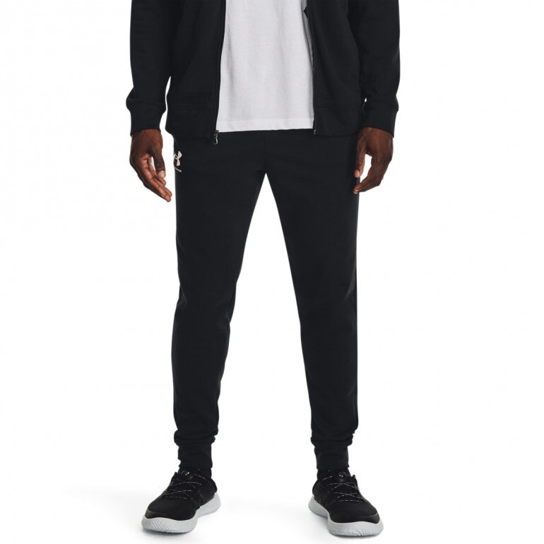 Męskie spodnie dresowe Under Armour UA Rival Terry Jogger - czarne
