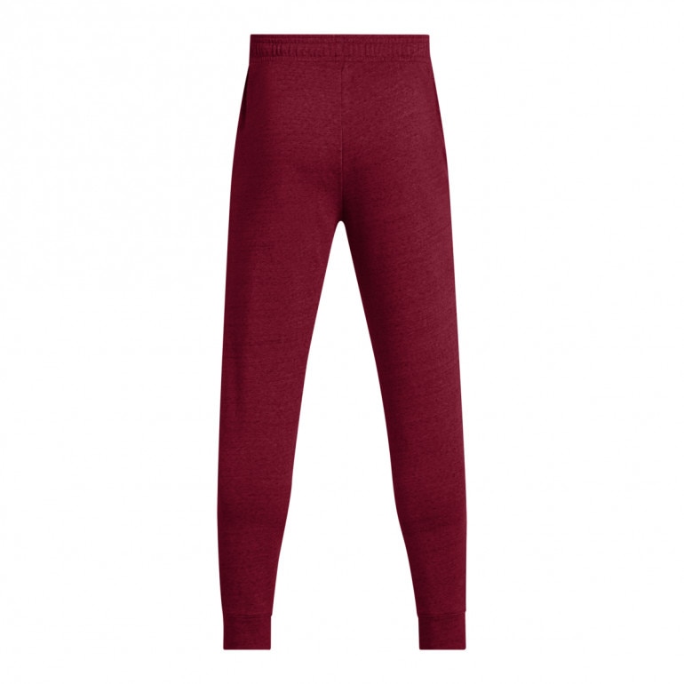 Męskie spodnie dresowe Under Armour UA Rival Terry Jogger - czerwone